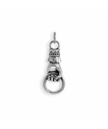 Sterling Silver Left Hand Link Holding a Ring 27x10mm - €28,91 EUR