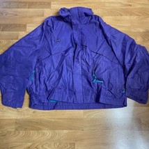 Mens Columbia Whirlibird Jacket Purple And Teal Size Large - $27.72
