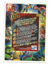 1994 Fleer Ultra Marvel X-MEN Promo Card W/ Angel, Magneto, Beast, Storm &amp; More - £5.45 GBP