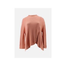 Diane Gilman Tie Neck Tulip Hem Sweater (Blush, Small) 731083 - $15.89