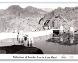 RPPC Riflessi Boulder Dam Lago Mead Boulder Città Nv Frashers Cartolina R6 - $5.08