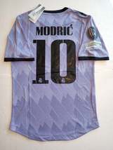 Luka Modric Real Madrid UCL Champions Match Slim Away Soccer Jersey 2022-2023 - £80.61 GBP