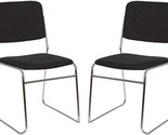 Oef Furnitures Padded Signature Stack Chair, Black - $215.94