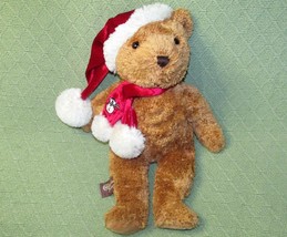 Cheesecake Factory Caramel Pecan Teddy Christmas Bear 14&quot; Plush Herrington Bears - £14.57 GBP