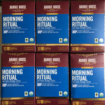 Barrie House Medium Roast Morning Ritual Organic Coffee, 10 pods,  Pack of 6 - £16.36 GBP