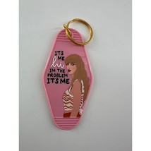 Taylor Swift Plastic Key Chain Anti Hero Hotel I’m The Problem Girl Gift... - $7.70