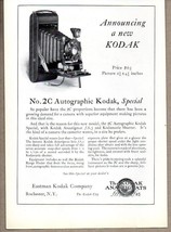 1923 Print Ad Kodak No. 2C Autographic Anastigmat with Kodamatic Shutter - £11.01 GBP