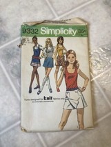 Simplicity Vintage Sewing Pattern 9332 Bust 34 Size 12 Use for knits - $18.27