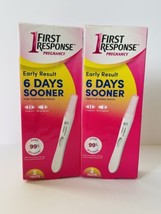 2 X First Response Pregnancy Early Result 6 Days sooner  tests EXP 01/2025 - $19.70
