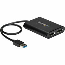 StarTech.com USB 3.0 to Dual DisplayPort Adapter 4K 60Hz, DisplayLink Certified, - £121.76 GBP