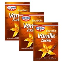 Dr.Oetker Bourbon Vanilla-Bourbon Vanilla Sugar for baking-3 pc-FREE SHIPPING - £5.48 GBP