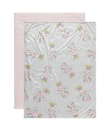 Disney Baby Girl&#39;s Minnie Mouse Fleece Sherpa Pink Blanket Throw - $364.44 MXN