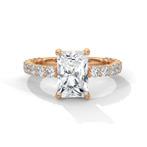 2ct Radiant Moissanite Lab Diamond Engagement Ring - $595.00