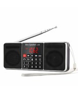 J-288 Portable Radio Am Fm Radio With Bluetooth Speaker, Sleep Timer, Po... - £36.08 GBP
