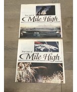 DENVER POST Aug 24, 2001 Mile High Stadium Intro Denver Broncos The Diap... - €39,37 EUR