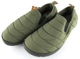 Ozark Trail Mens Size 7-8 Indoor Outdoor Memory Foam Puff Slippers Green - £11.39 GBP