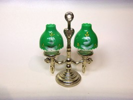 FIGURAL LAMP  w METAL STAND  SALT &amp; PEPPER SHAKERS  VINTAGE  UNUSED - £10.04 GBP