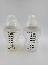 Tommee Tippee 9 oz Baby Bottles with Rings Nipples and Covers 2 Pack Anti Colic - $9.85