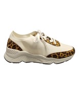 Rampage Raine Athletic Sneakers Womens Size 9M White Brown Leopard Print... - $33.16 CAD