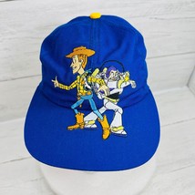 Disney World Toy Story Buzz LightYear Woody Baseball Hat Cap Blue Youth - £23.44 GBP