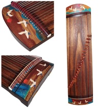 Guzheng 21 string 125cm Sunset pattern China stringed instruments - £355.07 GBP