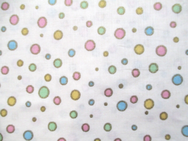 Fabric for Joann Fabrics Pastel Dots Pink Blue Yellow (1/2 yd)  Quilt Sew $3.25 - £2.55 GBP
