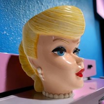 Vintage 1994 Enesco Mattel Barbie With Love Enchanted Evening Mug Lady Head Mug - £11.87 GBP