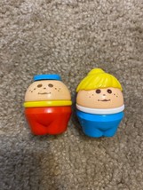 Vintage Little Tikes Toddle Tots Figures Lot of 2 Bus Driver, Girl - £7.45 GBP