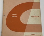 Cushman Lobster Parts Book Manual Catalog Vintage Original OEM Model 881012 - £15.01 GBP