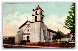 Mission San Buena Ventura California CA UNP DB Postcard U18 - £3.17 GBP