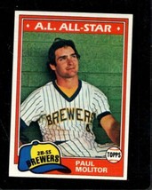 1981 TOPPS #300 PAUL MOLITOR NMMT BREWERS HOF *X113571 - $5.39