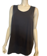 NWOT All in Motion Black Scoop Neck Sleeveless Tank Top Size 1X - €12,28 EUR