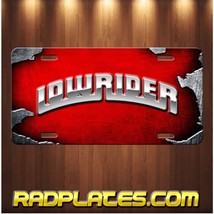 Lowrider Low Rider On Simulated Steel Aluminum License Plate Tag - £15.49 GBP
