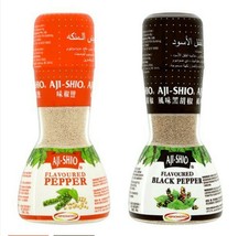 NEW AJI-SHIO BLACK PEPPER &amp; FLAVOURED PEPPER SEASONING TASTE GOOD SPICE ... - £15.09 GBP