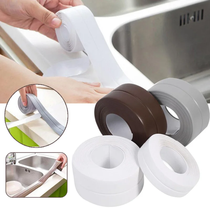 House Home Waterproof Sealing Tape Bathroom Kitchen Sealing Strip Caulk Strip Ba - £20.09 GBP