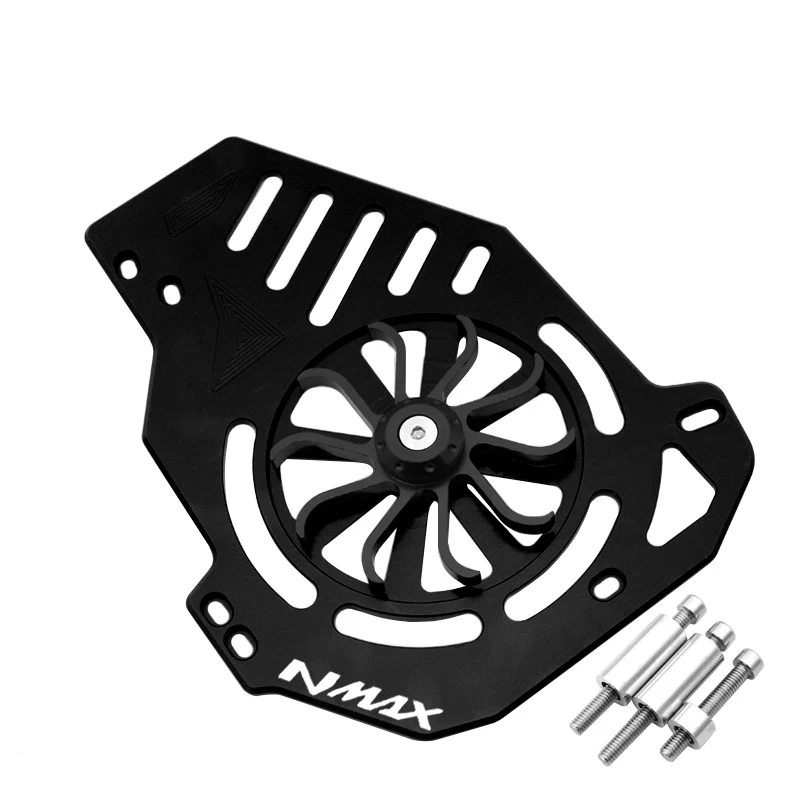 Motorcycle CNC Rotate Fan Cover Radiator Guard Grille Coolant Cover   NMAX 155 1 - £242.24 GBP