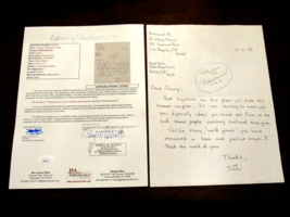 Muhammad Ali Boxing Heavyweight Hof Signed Auto Vtg Full Letter Jsa Loa Beauty - $593.99