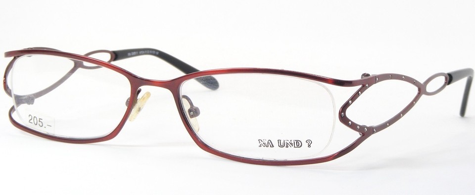 NA UND? Design MARION RAMM 46F982B SILVER /BLUE /PALE LIME EYEGLASSES 42... - $87.87
