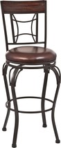 Swivel Bar Stool In Brown From Hillsdale. - $187.96