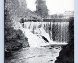 Middle Tumwater Falls Olympia Washington WA UNP DB B&amp;W Postcard Q3 - $10.84