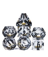 Handmade Dnd Dice, Liquid Core Dice Set D&amp;D Quicksand Sharp Dice, 7 Pcs ... - £36.20 GBP