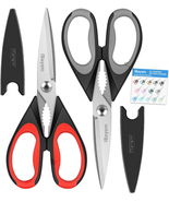 Kitchen Scissors All Purpose Heavy Duty Meat Poultry Shears, Dishwasher ... - £10.40 GBP