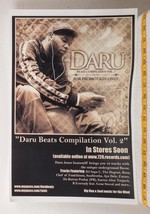 Daru Jones Beats Compilation Vol. 2  Poster 12X18 Jazz Hip Hop Rock Drum... - £12.13 GBP