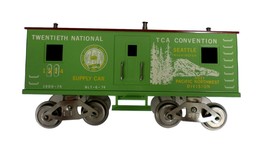 McCoy 1000-74 National TCA Train Standard Scale Green Convention Supply Car 1974 - £66.79 GBP