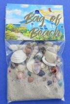 Florida Bag of Beach Sand with Sea Shells Florida - £3.98 GBP