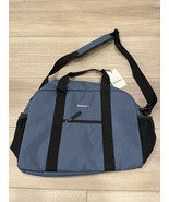 Barbour Arwin Canvas Holdall Duffel Bag Blue Laptop Weekender NEW - $121.42 CAD
