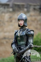 Medieval Dark Star Female Full Suit Of Armor Full Body Lady Fantasy Armor LARP - £683.76 GBP