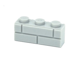 Building Block Grey Brick 1X3 Construction Brick Piece Toys Minifigure  - $1.47