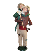 Vtg 1990 Byers Choice The Carolers Bob Cratchit &amp; Tiny Tim 1990 1st Ed S... - $560.63 MXN