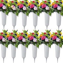 Flower Holder For Cemetery Vases With Spikes Cemetary Vase Grave Flower Holder - £31.96 GBP